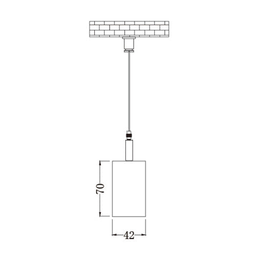 Quadro Suspended QU4268-40G-SDS