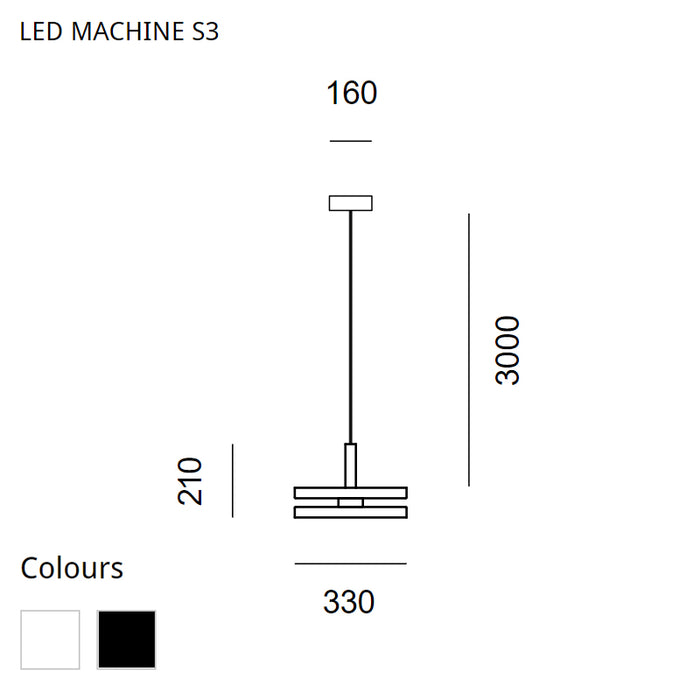 Prandina  LED MACHINE Hanging
