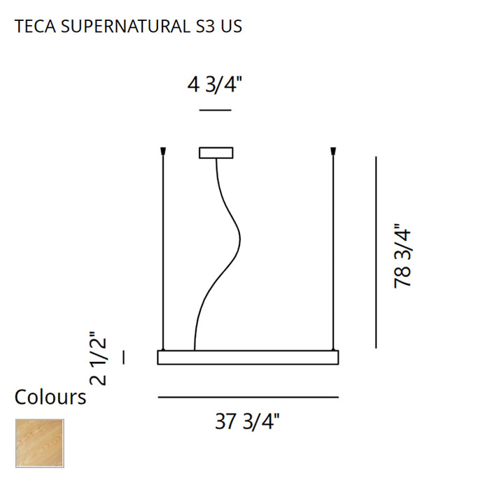 Prandina  TECA SUPERNATURAL Hanging