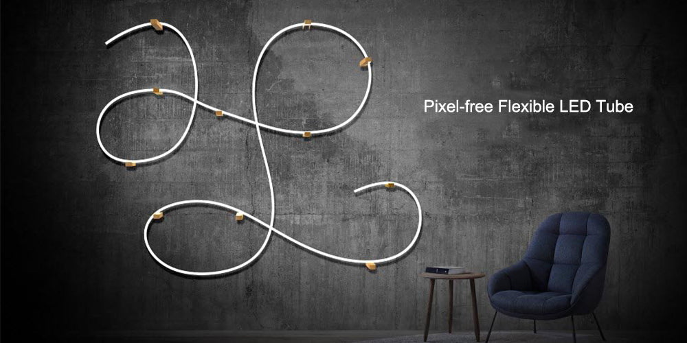 Pixel-free Flexible LED Tube